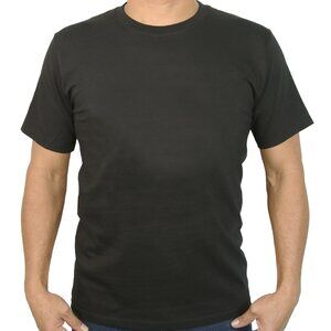 PRO MC Men's Black Crew Neck T-Shirt 3-Pack Size *LARGE*